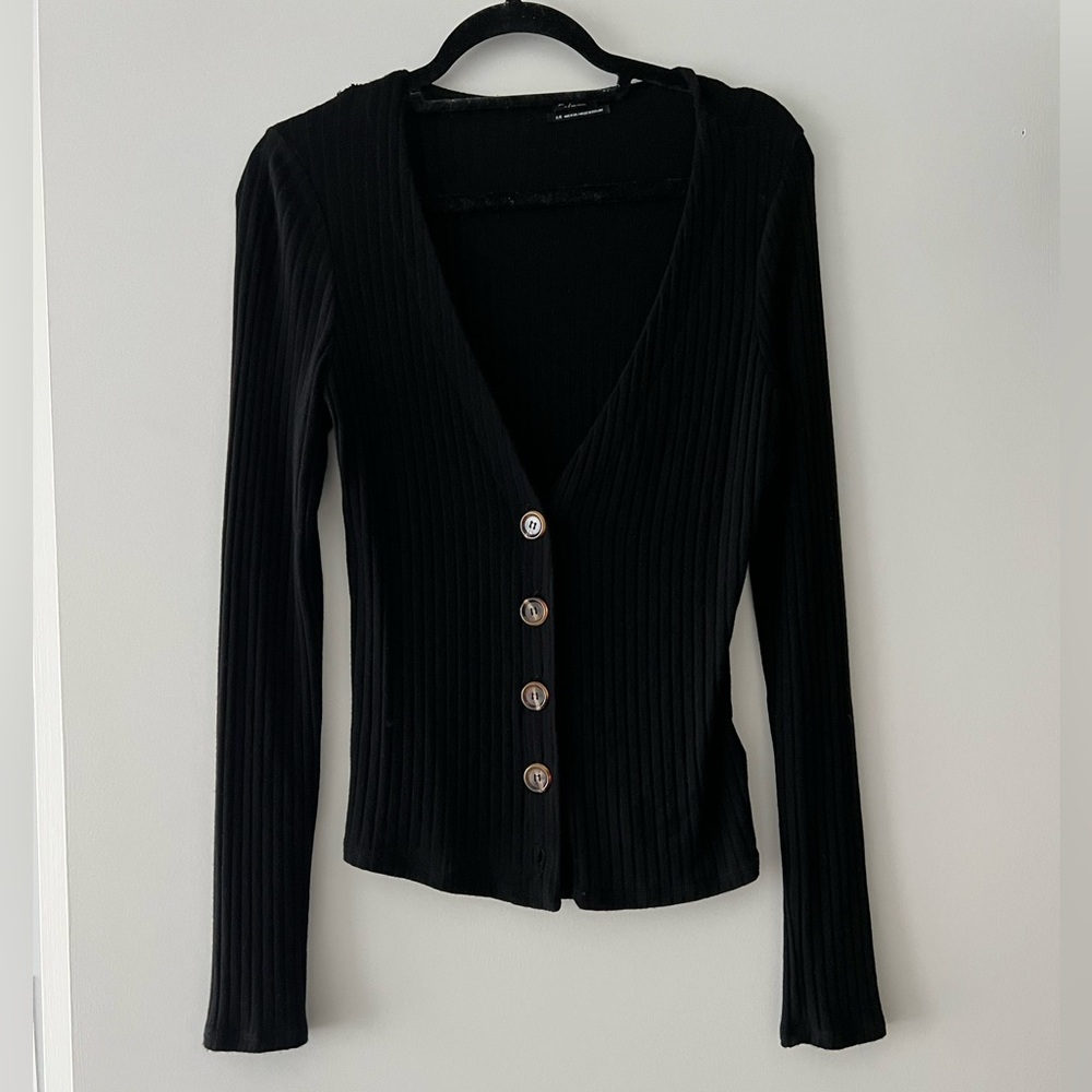 Urban Outfitters Out from Under ribbed button front cardigan
